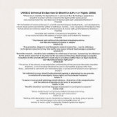 Carte d'information sur les droits de l'homme "No  (Intérieur déplié)