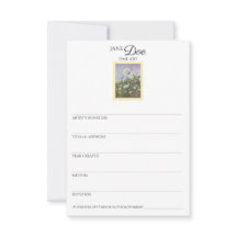 Carte d'information sur l'œuvre d'art