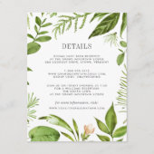 Carte d'information Wild Meadow Guest (Devant)