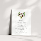 Carte d'informations client Blush Romance