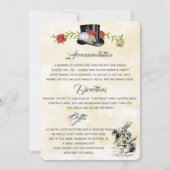 Carte d'informations complémentaires Alice au pays (Devant)