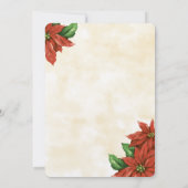 Carte d'informations complémentaires Poinsettia Vi (Dos)