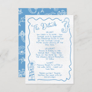 Carte d'informations sur le littoral topique dessi