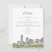 Carte d'informations sur le Mariage DALLAS Waterco (Devant)