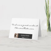 Carte Dingue et bébé - pensant à vous (Dos)