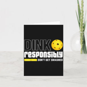 Carte Dink de manière responsable Ne vous faites pas écr