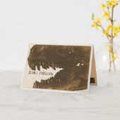 Carte dino idig (Fleur jaune)