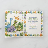 Carte Dino-Mite 1er Anniversaire (Intérieur)