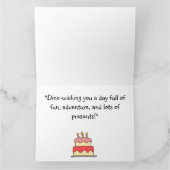 Carte DINO-Mite Anniversaire (Intérieur)