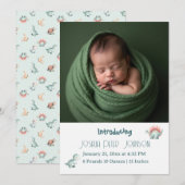 Carte Dino Mite Baby Shower Announcement (Devant / Derrière)