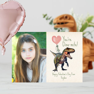 Carte Dino-mite Dinosaur Classique Valentine Photo