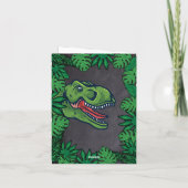 Carte Dino Trex Jurassic Boy Dinosaur Anniversaire (Dos)
