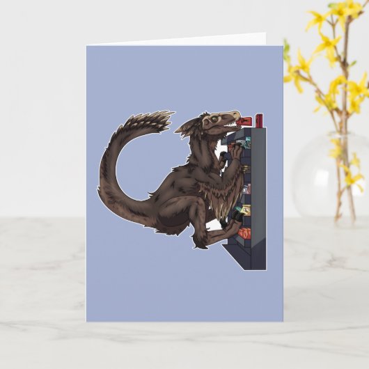 Carte Dinosaur (Fleur jaune)