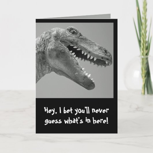 Carte Dinosaur Humor (Devant)