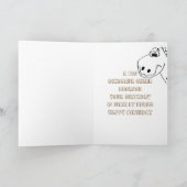 Carte Dinosaur Joyeux Anniversaire (Intérieur)