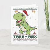 Carte Dinosaur Pun T-Rex (Devant)