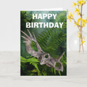 Carte Dinosaur Skull Jussica (Fleur jaune)