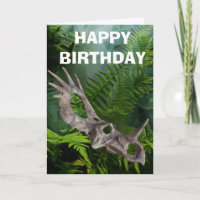 Carte Dinosaur Skull Jussica