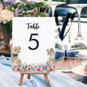 Carte Dinosaur Thème Mariage