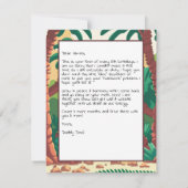 Carte Dinosaure (Dos)