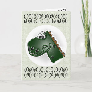 Carte Dinosaure 3D Enfants 3e anniversaire