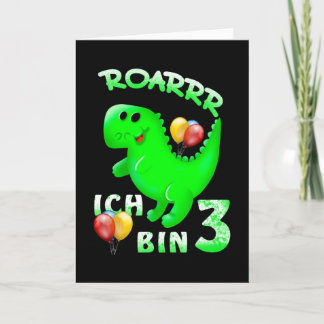 Carte Dinosaure de Birthday