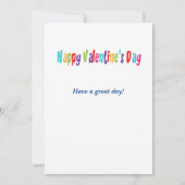 Carte Dinosaure Dinomite Valentines Jour Purple Kids (Dos)