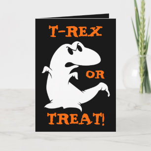 Carte Dinosaure Halloween