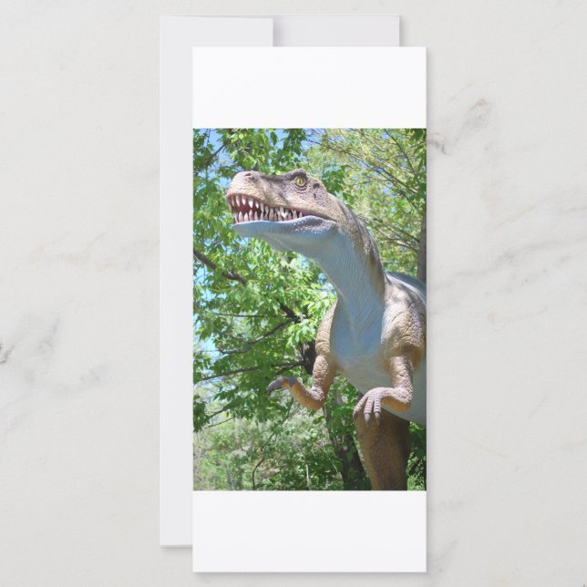 Carte Dinosaure T-Rex (Devant)