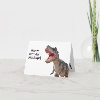 Carte Dinosaure T-rex jurassic world