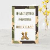 Carte d'inscription au camp d'entraînement militai (Fleur jaune)