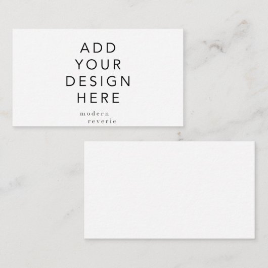 Carte d'insertion 3,5 x 2 pouces (Devant / Derrière)