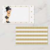 Carte d'insertion de baby shower (Devant / Derrière)