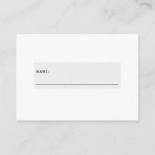 Carte d'insertion de baby shower chic hivernal de  (Dos)