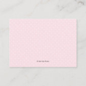 Carte d'insertion de Baby shower Floral Blush or r (Dos)