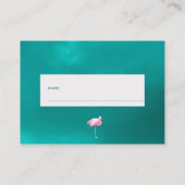 Carte d'insertion de baby shower tropical de tombo (Dos)