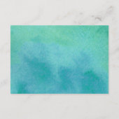 Carte d'insertion de bienvenue pour fête en callig (Dos)