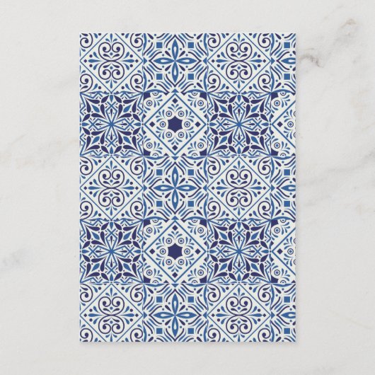 Carte d'insertion de code QR avec détails de maria (Dos)