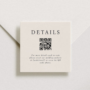 Carte d'insertion de code QR Parker