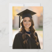 Carte d'insertion de collage photo pour remise de  (Devant)