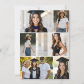 Carte d'insertion de collage photo pour remise de  (Dos)