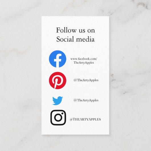 Carte d'insertion de commande de Merci personnalis (Dos)