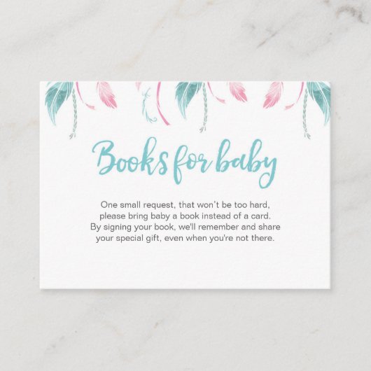 Carte d'insertion de demande de Baby shower de rés (Devant)