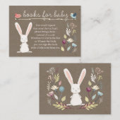 Carte d'insertion de demande de livre - Apporter u (Devant / Derrière)