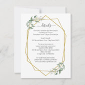 Carte d'insertion de détails géométriques verts Go (Devant)