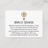 Carte d'insertion de douche d'affichage à air chau (Devant)