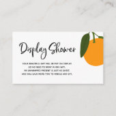 Carte d'insertion de douche d'affichage Little Cut (Devant)