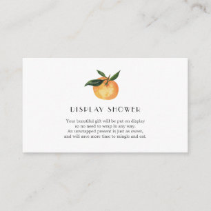 Carte d'insertion de douche d'affichage Little Cut