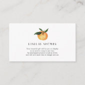 Carte d'insertion de douche d'affichage Little Cut (Devant)