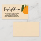 Carte d'insertion de douche d'affichage Little Cut (Devant / Derrière)